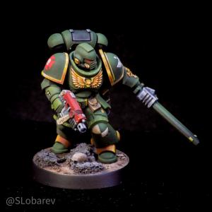 Dark Angel Primaris Assault Intercessor by El Sabel