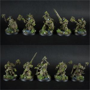 Warhammer Age of Sigmar Stonecast Eternals Warcry Warband by Green Brush